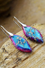 Load image into Gallery viewer, Handmade Natural Stone Dangle Earrings