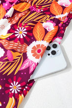 Load image into Gallery viewer, Printed Johnny Collar Long Sleeve Midi Dress