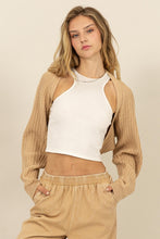 Load image into Gallery viewer, HYFVE Ribbed Knit Bolero Cardigan