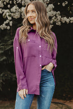 Load image into Gallery viewer, Button-Up Roll-Tab Sleeve Shirt