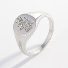 Load image into Gallery viewer, 925 Sterling Silver Signet Ring