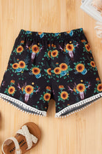 Load image into Gallery viewer, Baby Girl Graphic Flutter Sleeve Tee and Floral Shorts Set