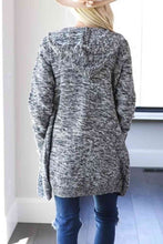 Load image into Gallery viewer, Heathered Open Front Cardigan with Pockets