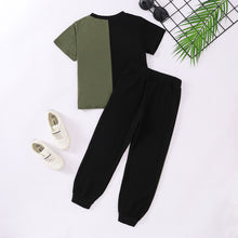 Load image into Gallery viewer, NICE Contrast Tee and Pants Set
