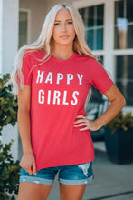 Load image into Gallery viewer, HAPPY GIRLS Short Sleeve Tee Shirt