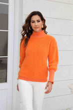 Load image into Gallery viewer, Turtle Neck Long Sleeve Pullover Sweater