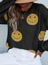 Load image into Gallery viewer, Smiley Face Sweater