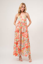 Load image into Gallery viewer, And The Why Floral Ruffled Tiered Maxi Cami Dress