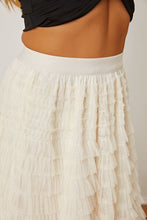 Load image into Gallery viewer, Ruched High Waist Tiered Skirt