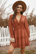 Load image into Gallery viewer, Glitter Stars Backless Ruffle Dress