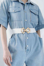 Load image into Gallery viewer, Geometric Buckle Elastic Wide Belt
