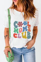 Load image into Gallery viewer, COOL MOMS CLUB Round Neck Short Sleeve T-Shirt
