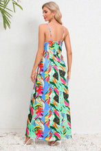 Load image into Gallery viewer, Printed Surplice Maxi Cami Dress