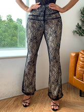 Load image into Gallery viewer, Lace Straight Leg Pants