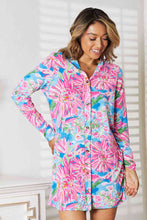 Load image into Gallery viewer, Double Take Floral Open Front Long Sleeve Cardigan