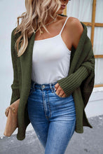 Load image into Gallery viewer, Open Front Long Sleeve Cardigan