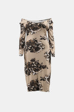 Load image into Gallery viewer, Full Size Floral Off-Shoulder Midi Dress