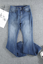 Load image into Gallery viewer, High Waist Flare Jeans with Pockets