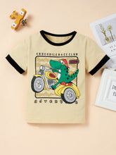 Load image into Gallery viewer, Boys Graphic T-Shirt and Shorts Set