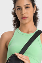 Load image into Gallery viewer, Racerback Cropped Sports Tank