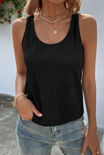 Load image into Gallery viewer, Textured Scoop Neck Tank