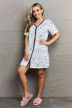 Load image into Gallery viewer, MOON NITE Quilted Quivers Button Down Sleepwear Dress