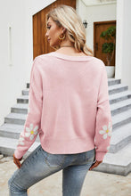 Load image into Gallery viewer, Flower Pattern Button Front Cardigan