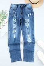 Load image into Gallery viewer, It's All So Simple Distressed Straight Leg Jeans