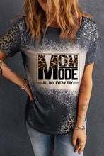 Load image into Gallery viewer, Graphic Leopard Round Neck Tee Shirt