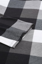 Load image into Gallery viewer, Plaid V-Neck Long Sleeve Top