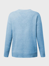 Load image into Gallery viewer, V-Neck Long Sleeve Knit Top