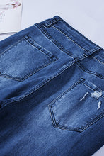 Load image into Gallery viewer, High Waist Distressed Flared Jeans