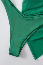 Load image into Gallery viewer, Ribbed High Cut Three-Piece Swim Set