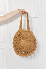 Load image into Gallery viewer, Justin Taylor Brunch Time Straw Rattan Handbag