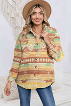 Load image into Gallery viewer, Geometric Button Down Collared Jacket