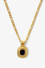 Load image into Gallery viewer, 18K Gold Plated Inlaid Rhinestone Pendant Necklace