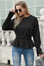 Load image into Gallery viewer, Elastic Waist Drop Shoulder Top