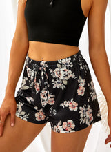 Load image into Gallery viewer, Printed Drawstring Elastic Waist Shorts