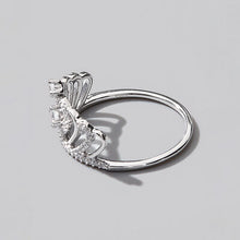 Load image into Gallery viewer, Crown Shape Zircon 925 Sterling Silver Ring