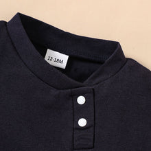 Load image into Gallery viewer, Baby Elephant Graphic Top and Striped Pants Set