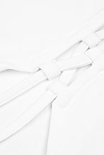 Load image into Gallery viewer, Lace-Up Spaghetti Strap Asymmetrical Hem Dress