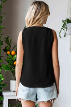 Load image into Gallery viewer, Knot Detail V-Neck Tank
