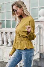 Load image into Gallery viewer, Elastic Waist Drop Shoulder Top