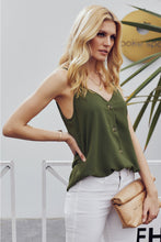Load image into Gallery viewer, Buttoned V-Neck Cami
