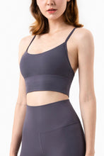 Load image into Gallery viewer, Breathable Racerback Halter Neck Sports Bra