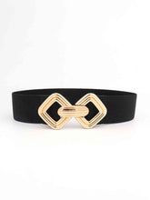 Load image into Gallery viewer, Geometric Buckle Elastic Wide Belt