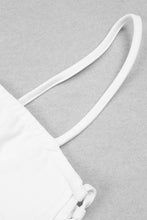 Load image into Gallery viewer, Lace-Up Spaghetti Strap Asymmetrical Hem Dress