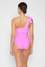 Load image into Gallery viewer, Marina West Swim Vacay Mode One Shoulder Swimsuit in Carnation Pink