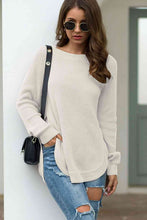 Load image into Gallery viewer, Round Neck Ribbed Knit Top