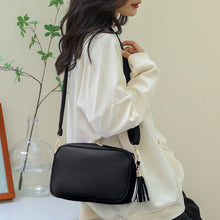 Load image into Gallery viewer, Tassel PU Leather Crossbody Bag